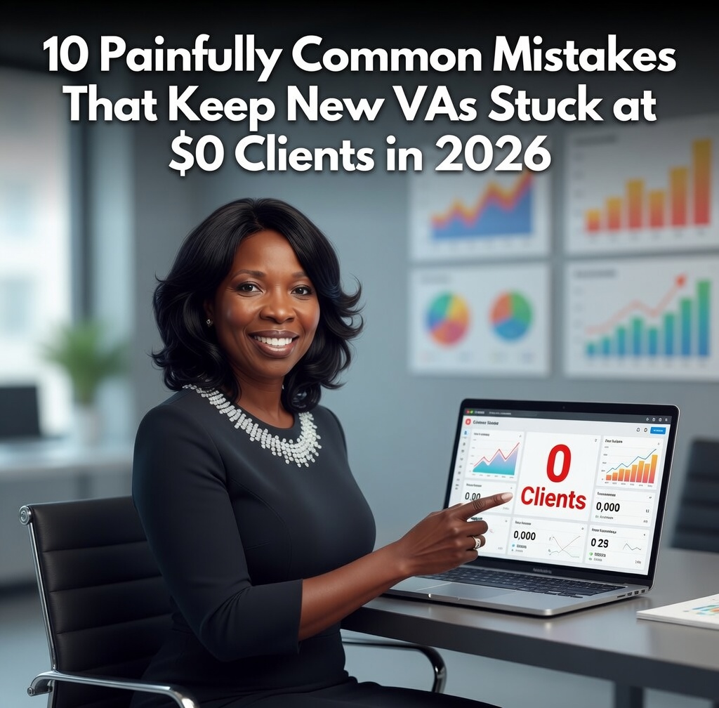 10 Painfully Common Mistakes That Keep New VAs Stuck at $0 Clients in 2026 (2)